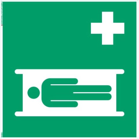 civière – panneau de signalisation