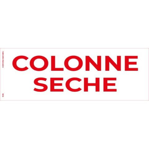colonne sèche – panneau de signalisation 20 x 8 cm (copie)