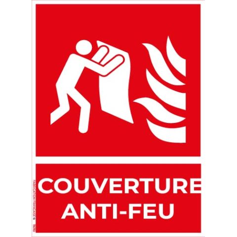 couverture anti feu – panneau de signalisation