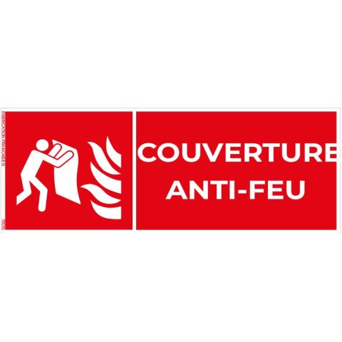 couverture anti feu – panneau de signalisation