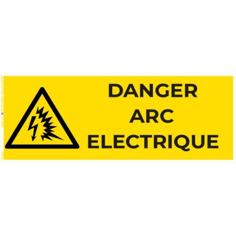 danger arc électrique – panneau de signalisation