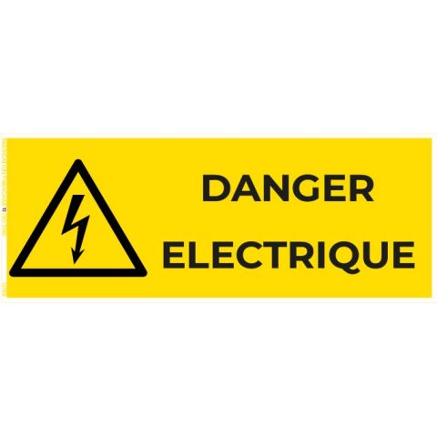 danger électrique – panneau de signalisation