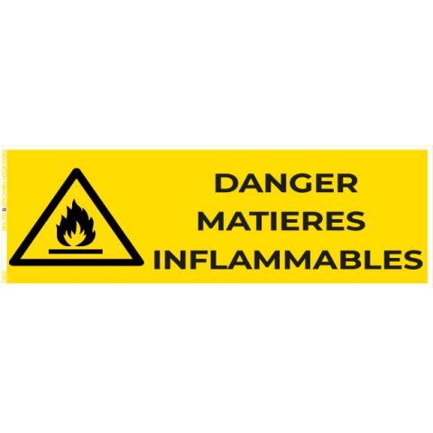 danger matières inflammables –