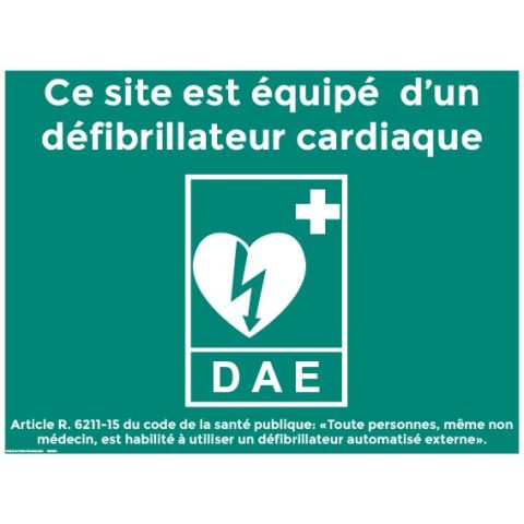 défibrillateur cardiaque 20 x 15 cm