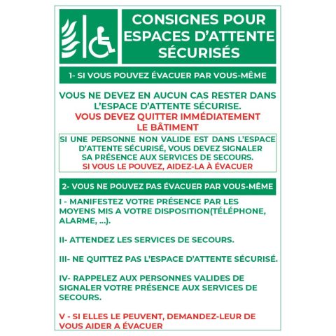 espace d’attente sécurisé