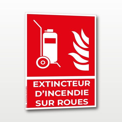 Extincteur d’incendie sur roues - Portrait - A5