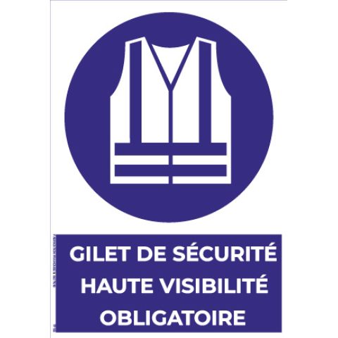 Port du gilet de sécurité obligatoire