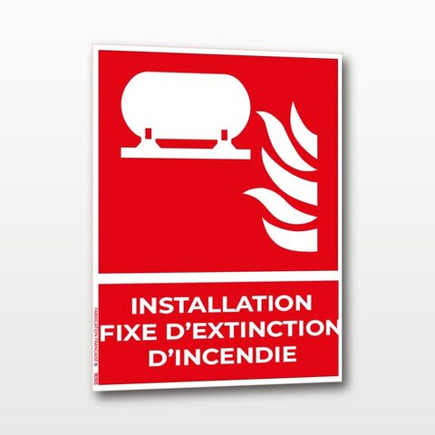 Installation fixe d’extinction d’incendie - Portrait - A4