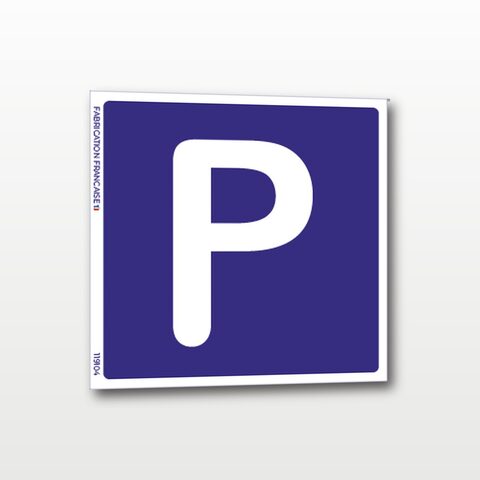 Parking – Panneau de Signalisation - 10 x 10 cm