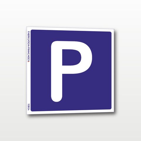 Parking – Panneau de Signalisation - 20 x 20 cm