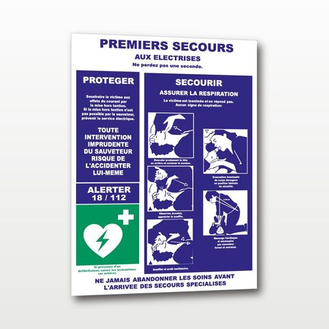 Premiers Secours – Électrisation - A4
