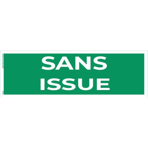 sans issue – panneau de signalisation 20 x 8 cm (copie)