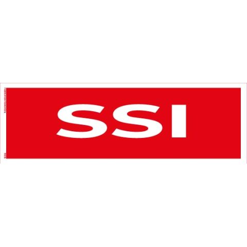 ssi – système de sécurité incendie – panneau de signalisation 20 x 8 cm