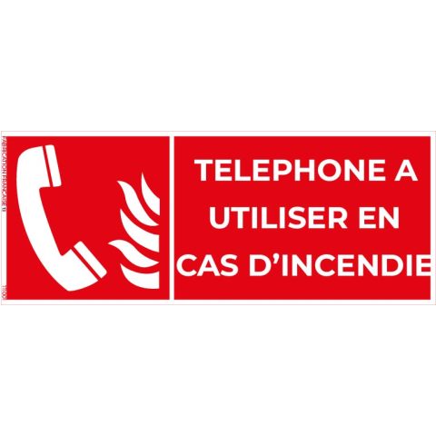 téléphone à utiliser en cas d’incendie