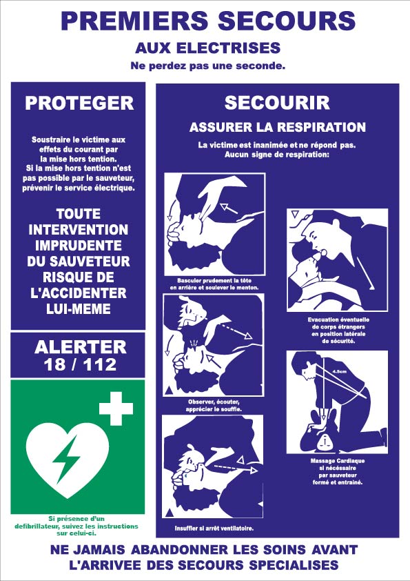 premiers secours – Électrisation